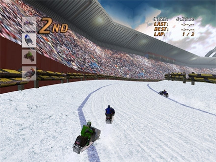 Скриншот из игры Kawasaki Snow Mobiles