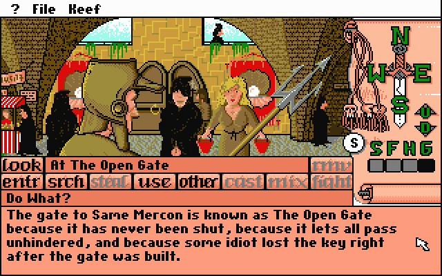 Скриншот из игры Keef the Thief: A Boy and His Lockpick