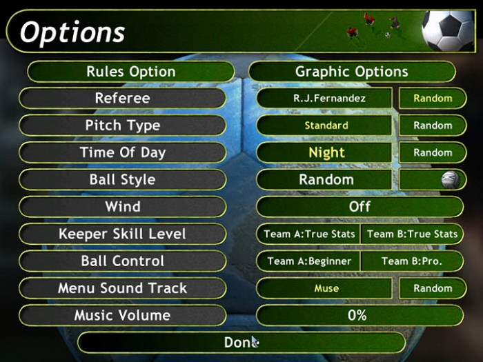 Скриншот из игры Kick Off 2002