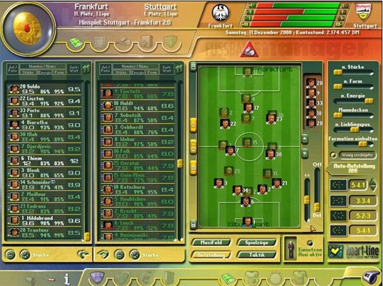 Скриншот из игры Kicker Fussball Manager 2