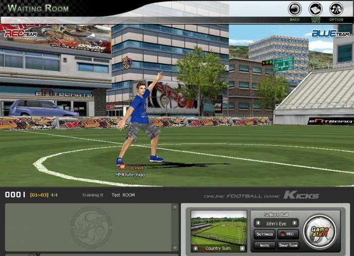 Скриншот из игры Kicks Online