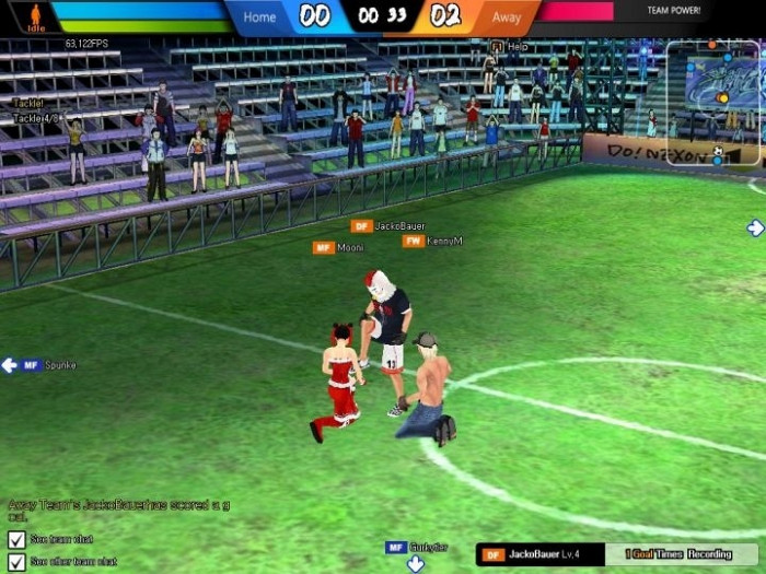 Скриншот из игры Kickster: Online Street Soccer