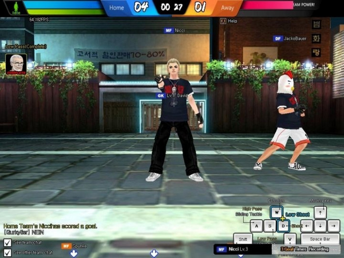 Скриншот из игры Kickster: Online Street Soccer