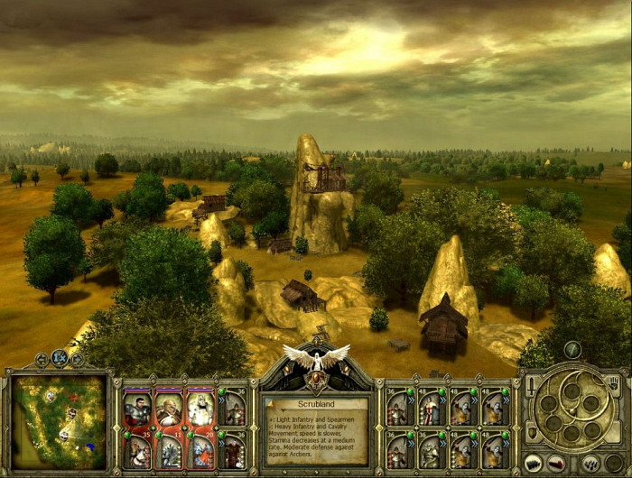 Скриншот из игры King Arthur: The Saxons