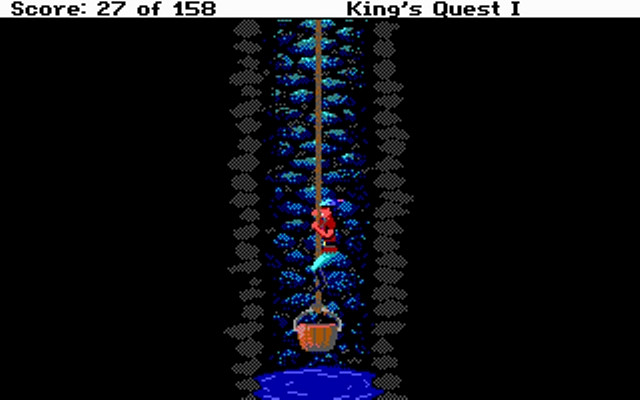 Скриншот из игры King's Quest 1: Quest for the Crown