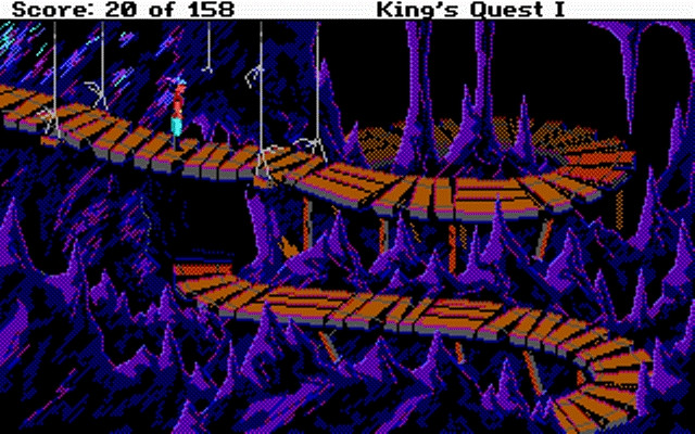 Скриншот из игры King's Quest 1: Quest for the Crown