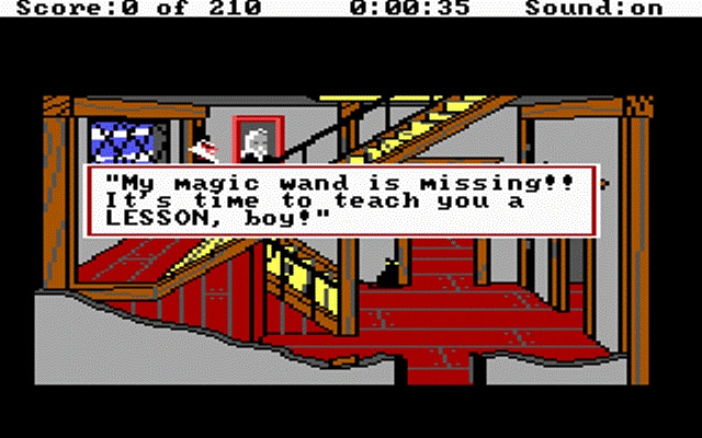 Скриншот из игры King's Quest 3: To Heir Is Human