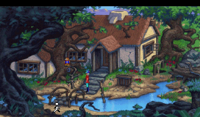 Скриншот из игры King's Quest 5: Absence Makes the Heart Go Yonder