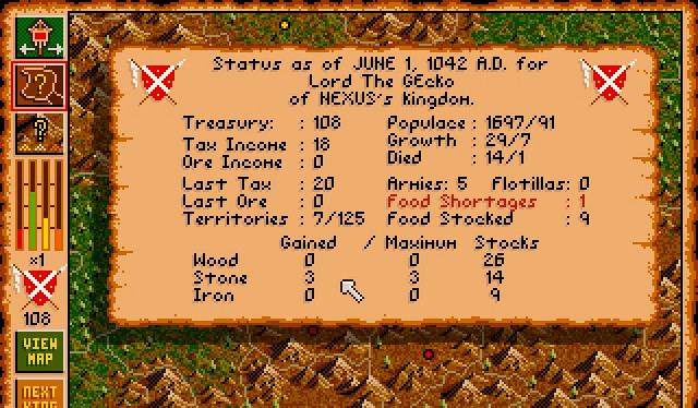 Скриншот из игры Kingdoms of Germany