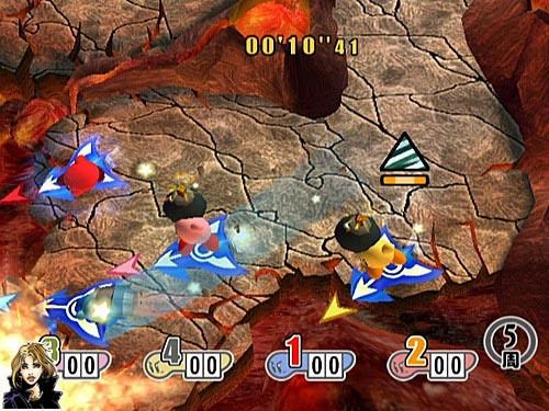 Скриншот из игры Kirby Air Ride