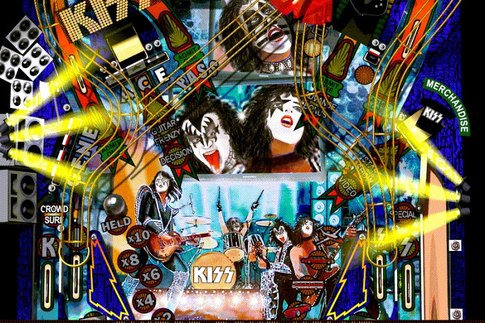 Скриншот из игры KISS Pinball