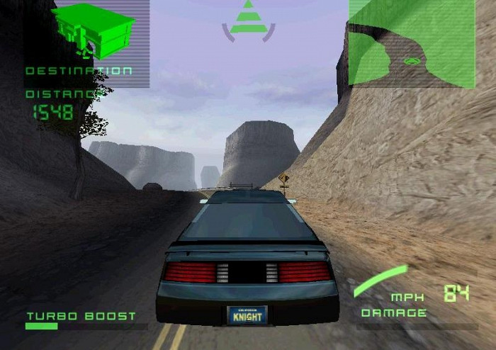 Скриншот из игры Knight Rider: The Game