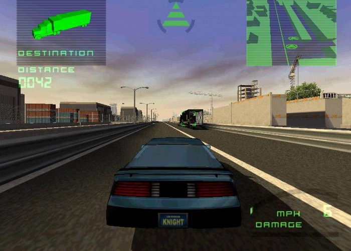 Скриншот из игры Knight Rider: The Game