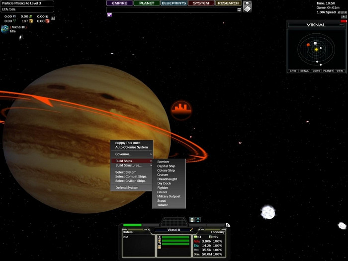 Скриншот из игры Star Ruler