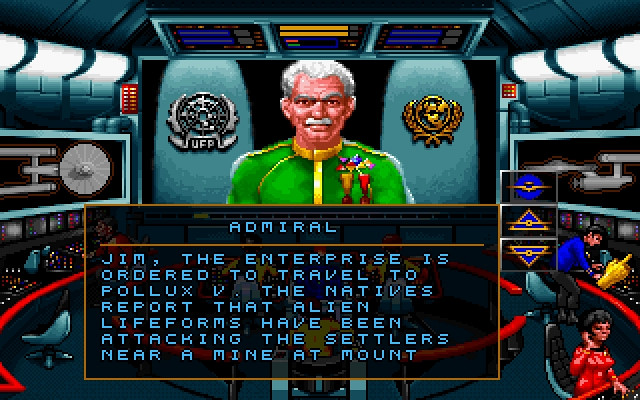 Скриншот из игры Star Trek 25th Anniversary