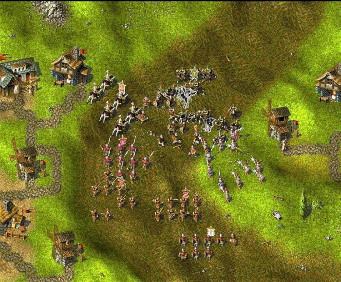 Скриншот из игры Knights and Merchants: The Peasants Rebellion