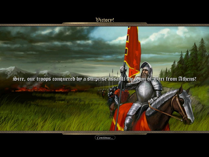 Скриншот из игры Knights of Honor