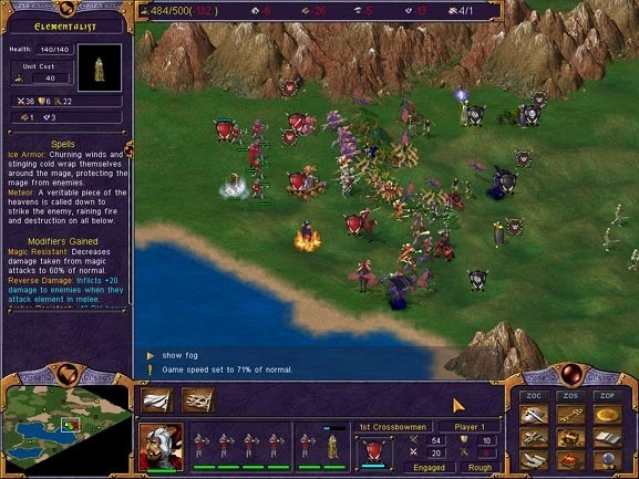 Скриншот из игры Kohan: Ahriman's Gift