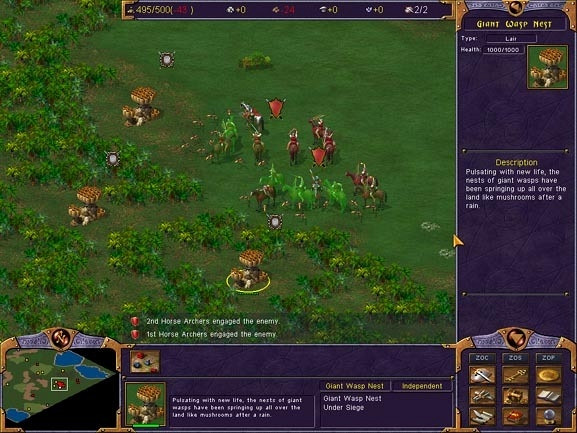 Скриншот из игры Kohan: Ahriman's Gift