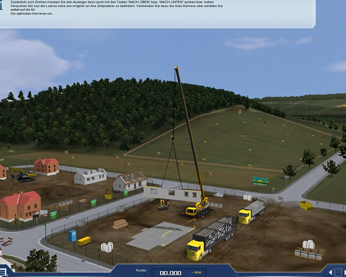 Скриншот из игры Kran Simulator 2009