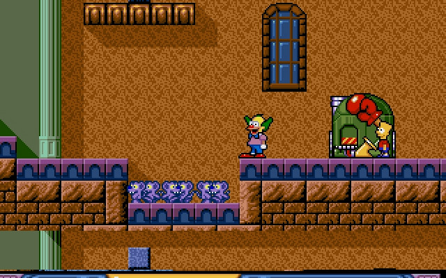 Скриншот из игры Krusty's Super Fun House