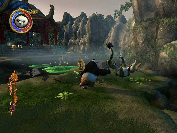 Скриншот из игры Kung Fu Panda The Game