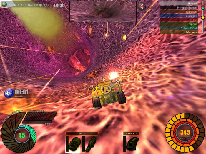 Скриншот из игры Lagsters