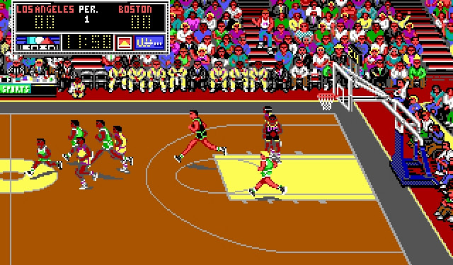 Скриншот из игры Lakers vs. Celtics and the NBA Playoffs