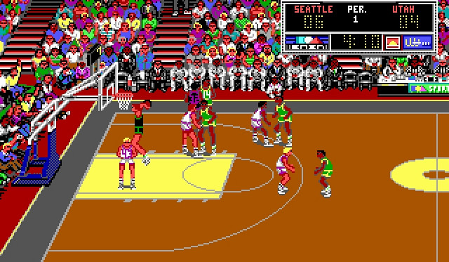 Скриншот из игры Lakers vs. Celtics and the NBA Playoffs