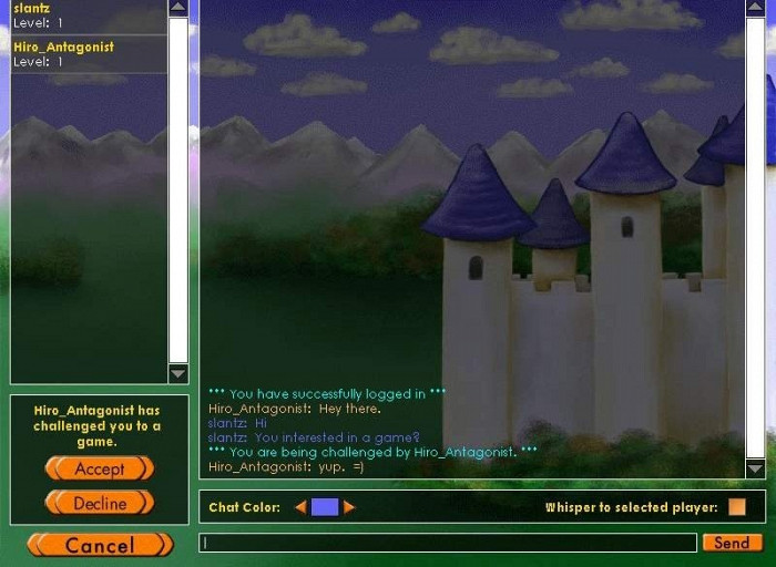 Скриншот из игры Land of Legends