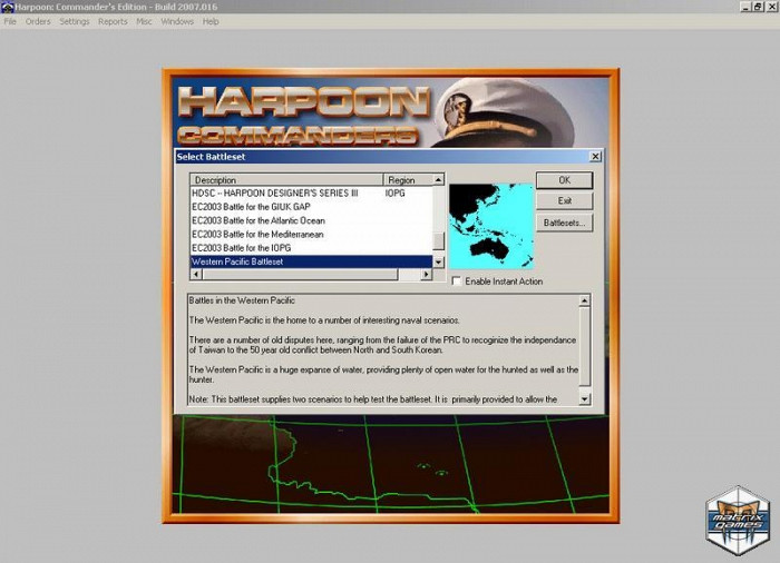 Скриншот из игры Larry Bond's Harpoon: Commander's Edition