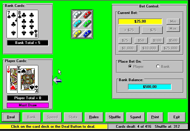 Скриншот из игры Las Vegas Super Casino