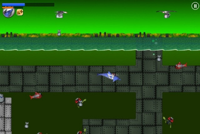 Скриншот из игры Laser Dolphin