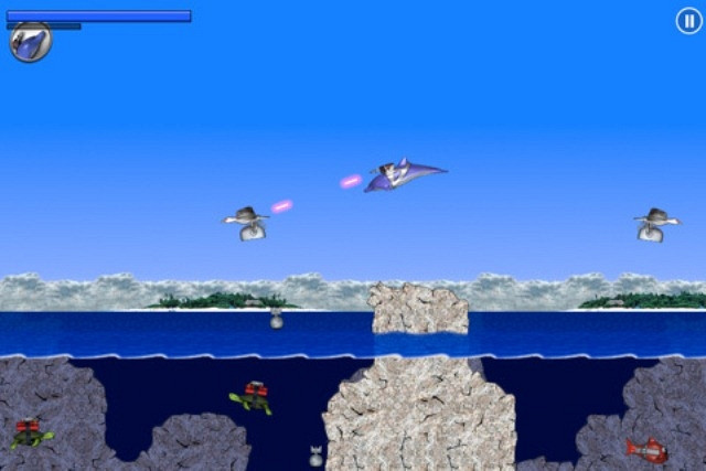 Скриншот из игры Laser Dolphin