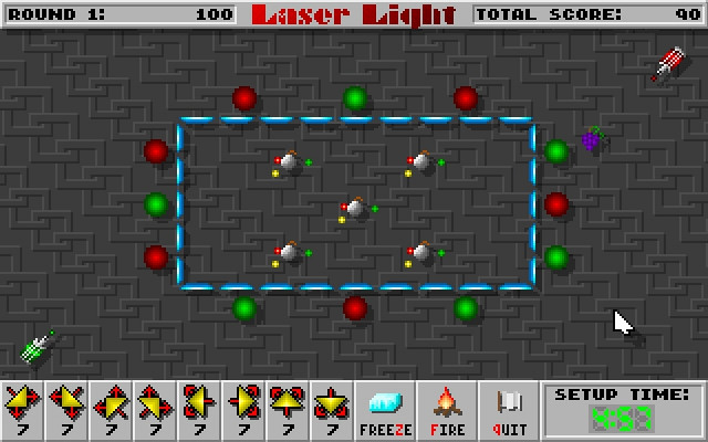 Скриншот из игры Laser Light