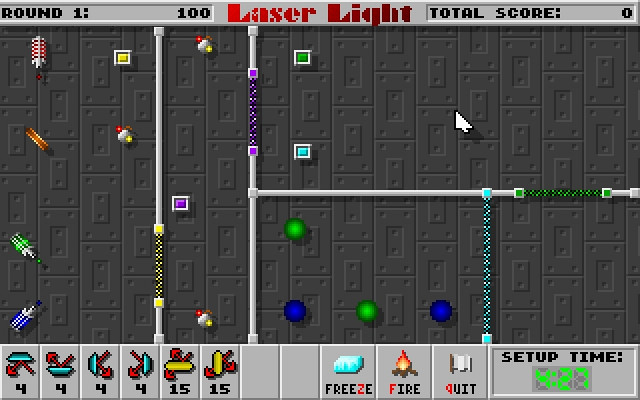 Скриншот из игры Laser Light