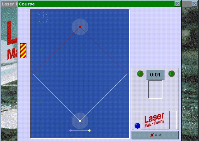 Скриншот из игры Laser Match Racing