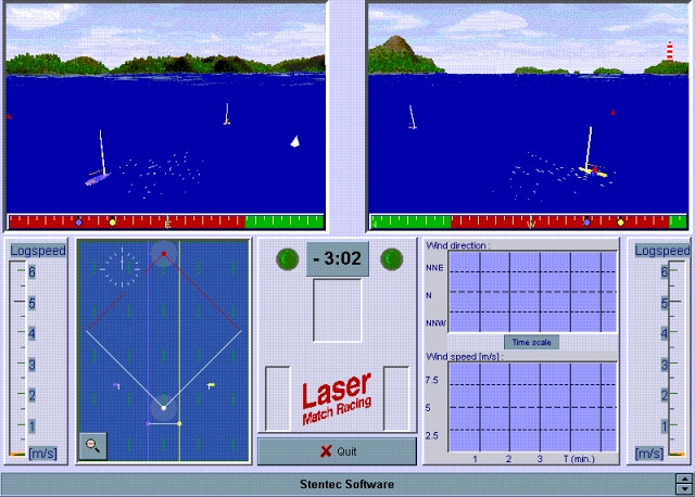 Скриншот из игры Laser Match Racing