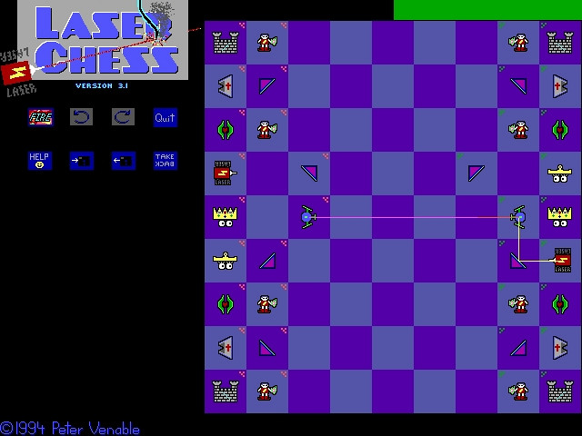 Скриншот из игры LaserChess '98