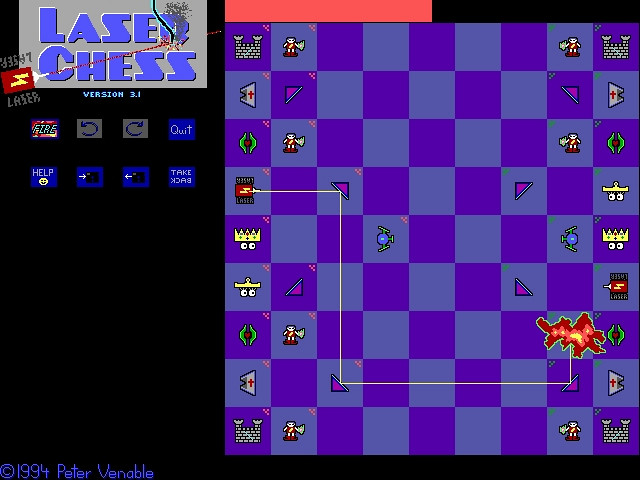 Скриншот из игры LaserChess '98