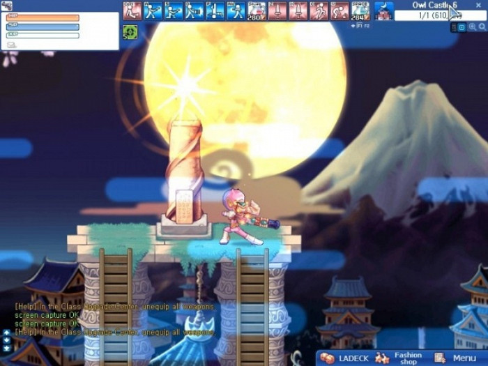 Скриншот из игры LaTale