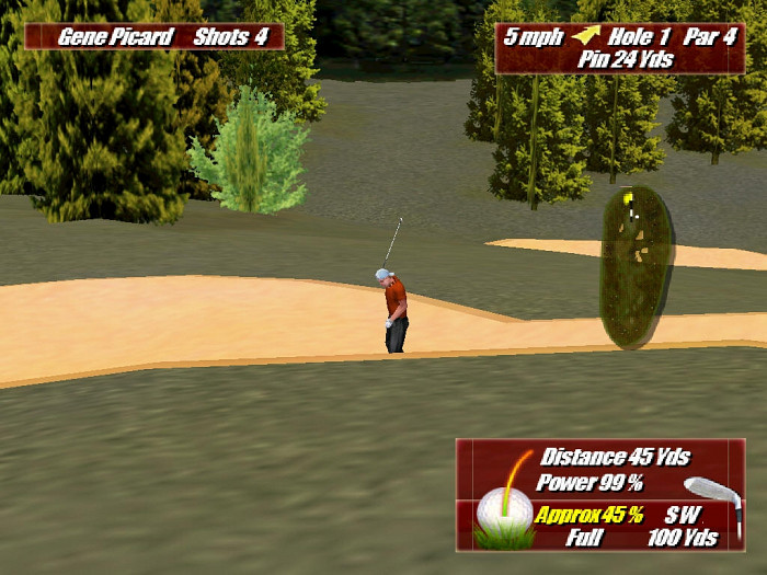 Скриншот из игры Leaderboard Golf