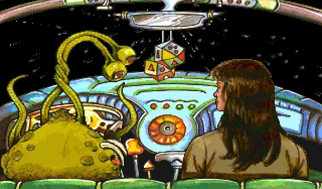 Скриншот из игры Leather Goddesses of Phobos 2: Gas Pump Girls Meet the Pulsating Inconvenience from Planet X
