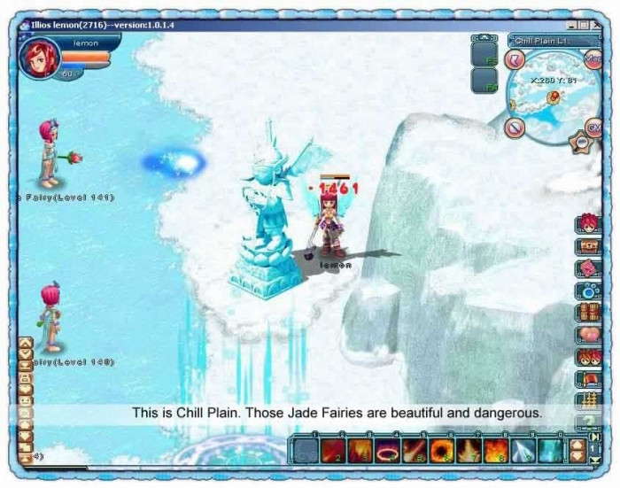 Скриншот из игры Legend of Golden Plume
