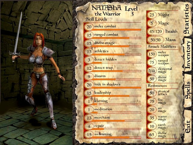 Скриншот из игры Legends of Might and Magic