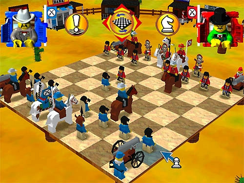 Скриншот из игры LEGO Chess