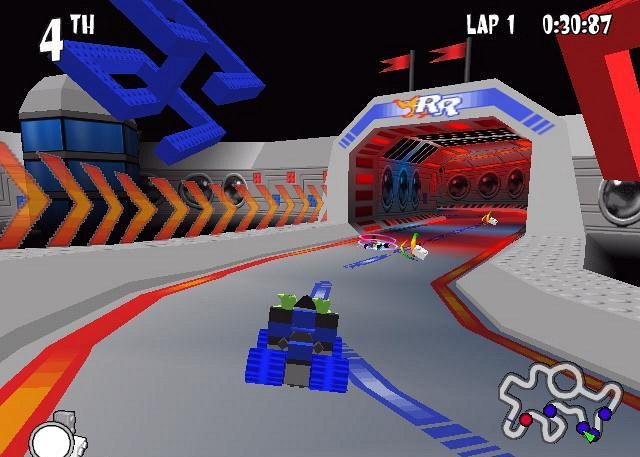 Скриншот из игры LEGO Racers