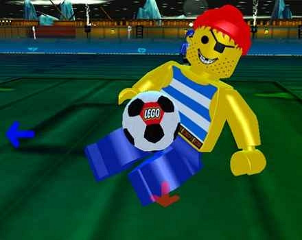 Скриншот из игры LEGO Soccer Mania