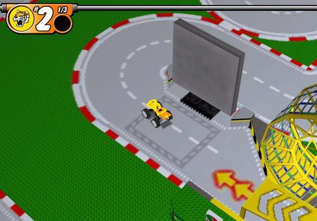 Скриншот из игры LEGO Stunt Rally