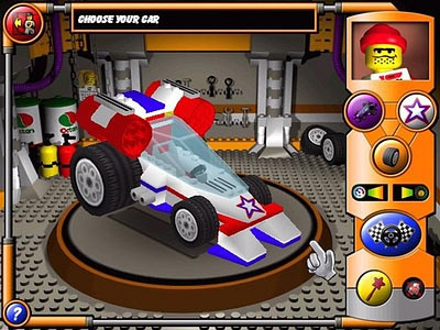 Скриншот из игры LEGO Stunt Rally